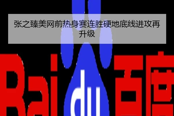 张之臻美网前热身赛连胜硬地底线进攻再升级
